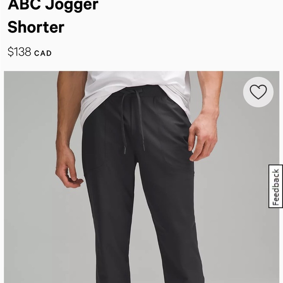 NWT Lululemon ABC Jogger pants - Picture 3 of 3